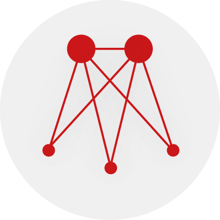 Icône de diffusion en direct montrant un flux unidirectionnel avec intégration bidirectionnelle