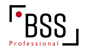 The BSS logo with the Professional lettering