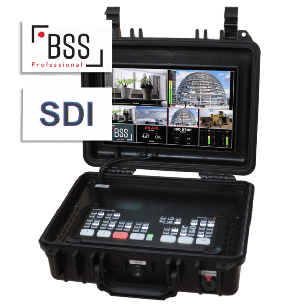 Das BSS SDI Case für den ATEM Mini SDI ist individuell konfigurierbar