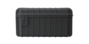 Rechte Seitenansicht des robusten BSS Kunststoff-Cases für ATEM Extreme G2 – langlebiger Schutz und stabile Bauweise.